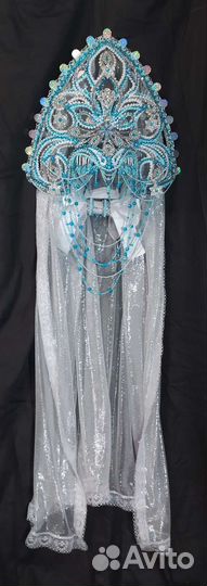 Кокошник для Снегурочки