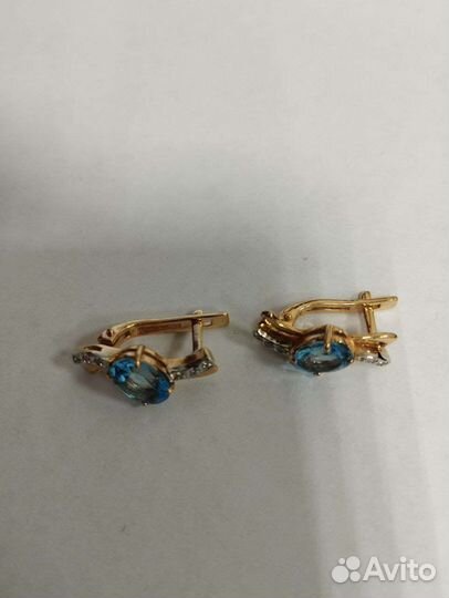 Серьги золотые