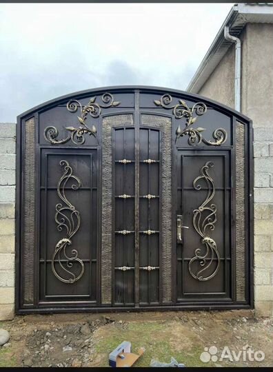Кованые/Распашные ворота b-5254
