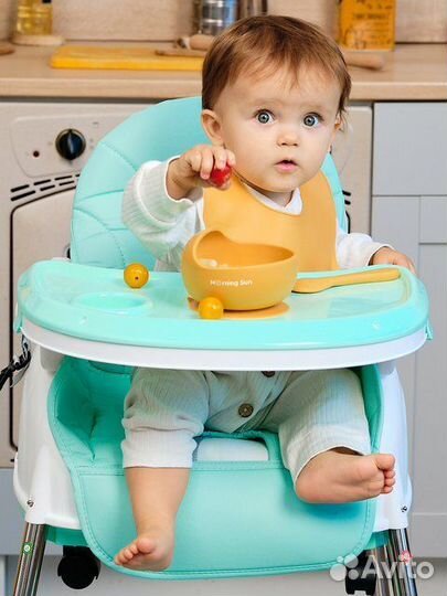 Набор посуды для малышей Morning Sun, силиконовая