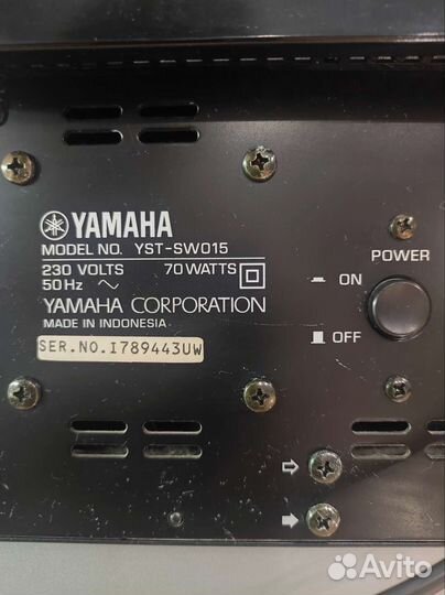 Yamaha YST SV015 сабвуфер