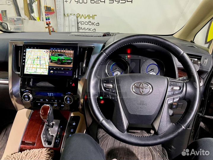 Магнитола CC3 2K Toyota Alphard Black 2015+