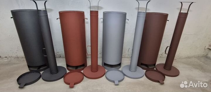 Печь для бассейна на дровах из нержавеющей стали