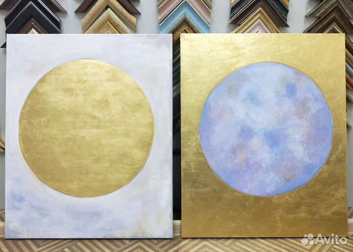 Картина с поталью на заказ