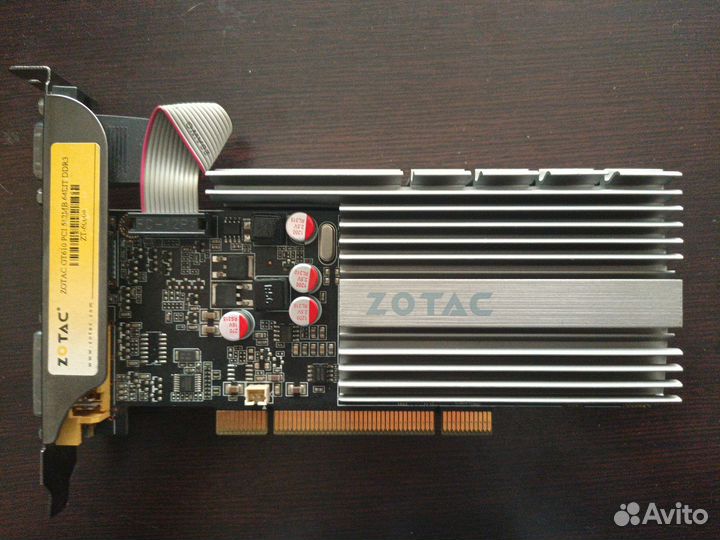 Редкая видеокарта Zotac GT610 (PCI)
