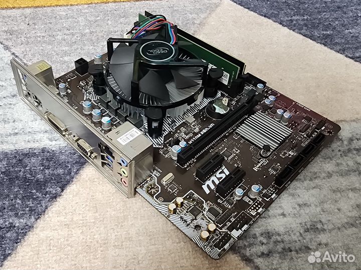 Материнская плата с процессором mATX