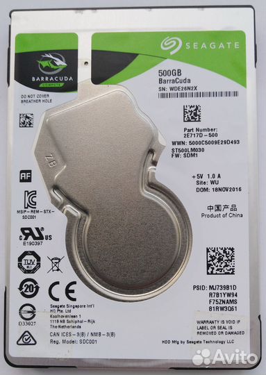 Hdd 500gb 2.5