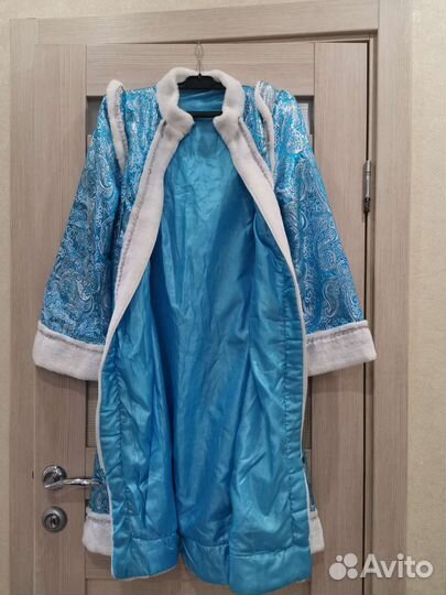 Костюм снегурочки с волосами