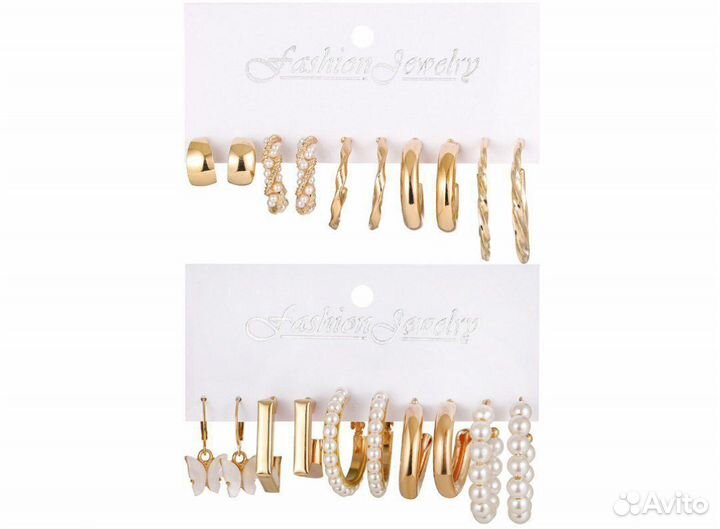 Ювелирный комплект в золотом стиле