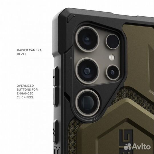 Чехол Uag Monarch PRO S24 Ultra MagSafe, Green