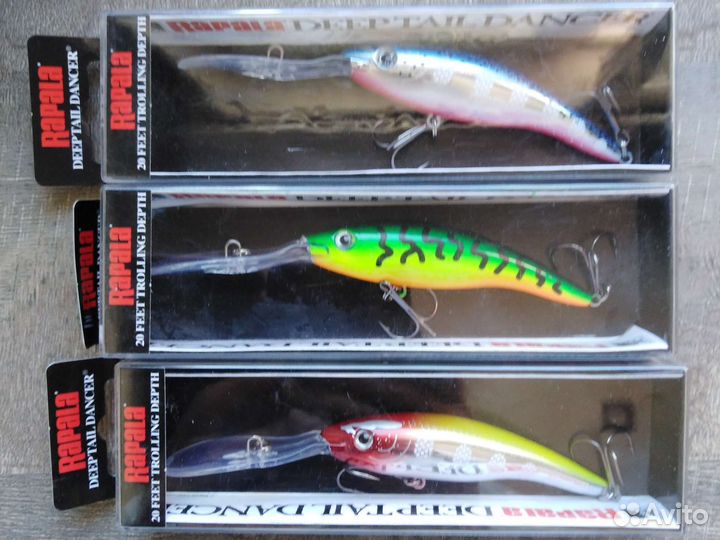 Воблер Rapala deep tail dancer Аналог 3шт