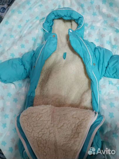 Зимний конверт для малыша