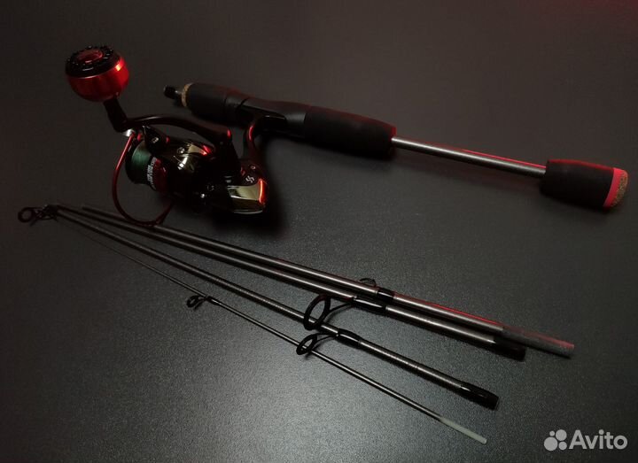 Travel спиннинг с катушкой 1.7 м очень компактный