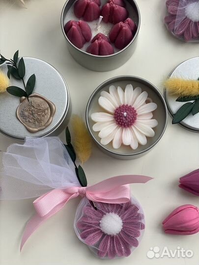 Ароматизированные свечи ручной работы