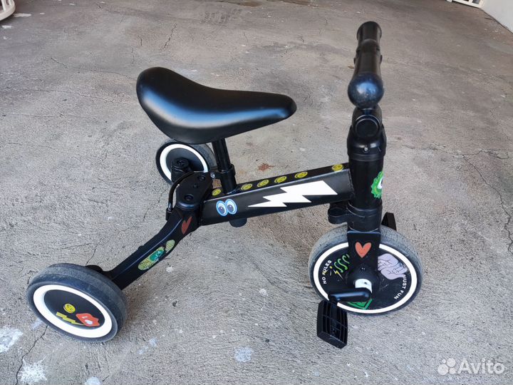 Велосипед беговел 2 в 1