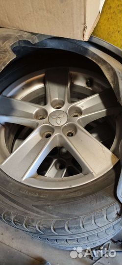Колеса на mitsubishi lancer 10 в сборе лето