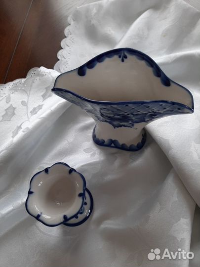 Фарфоровая посуда гжель