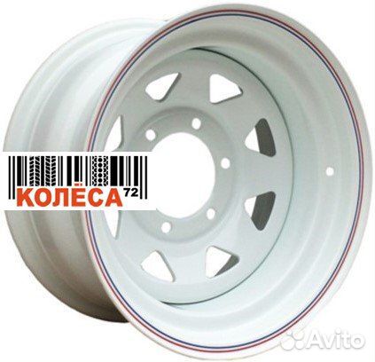 Off Road Wheels Jeep 8x15 5x114,3 ET-19 Dia84 Whit