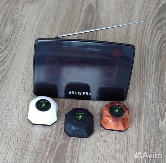 Кнопки вызова официанта модель Бургер и табло