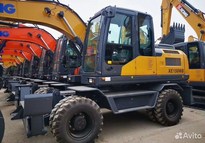 Колёсный экскаватор XCMG XE150WD, 2023