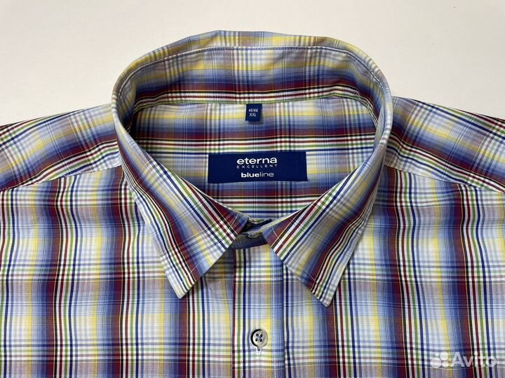 Рубашка мужская Eterna оригинал 2XL(45/46)