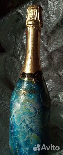 Бутылка Декупаж Подарочный