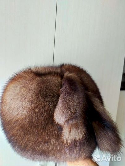 Шапка женская песец новая