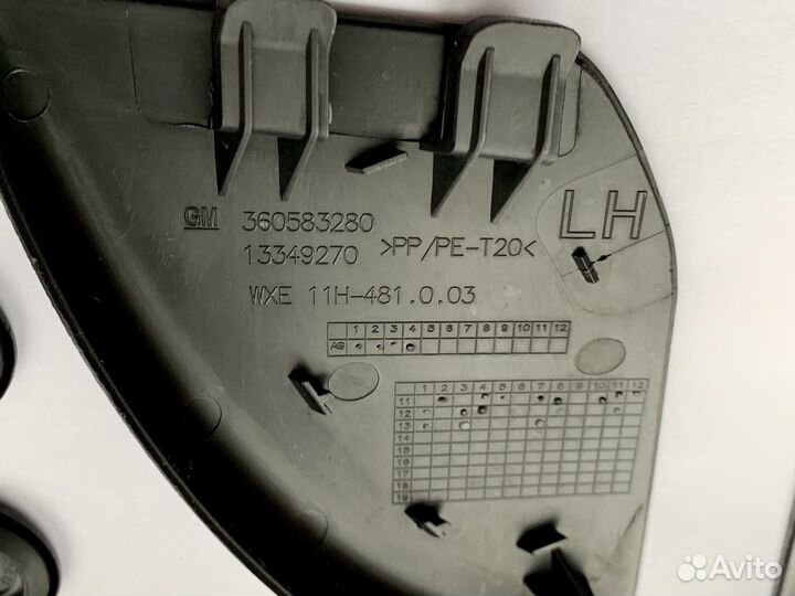 Заглушки обшивки багажника для Opel Astra J GTC