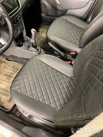 Чехлы из экокожи на Suzuki Sx4 от Автопилот