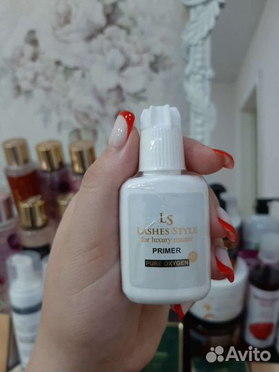 Обезжириватель и праймер lashes style