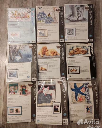 Набор для вышивания крестом dimensions