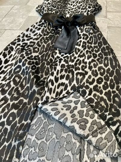 Платье вечернее леопард коктейльное платье