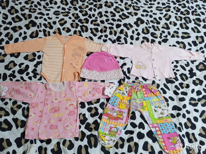 Огромный пакет одежды для девочки от 0 до года