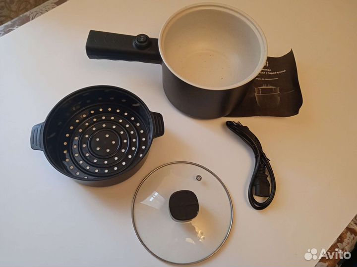 Электрическая Сковорода с Пароваркой