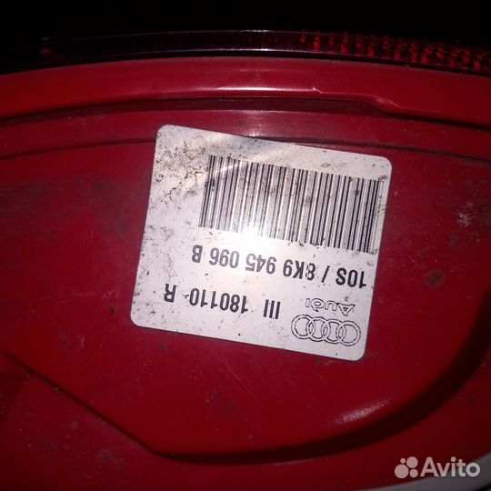 Фонарь задний audi a4 b8