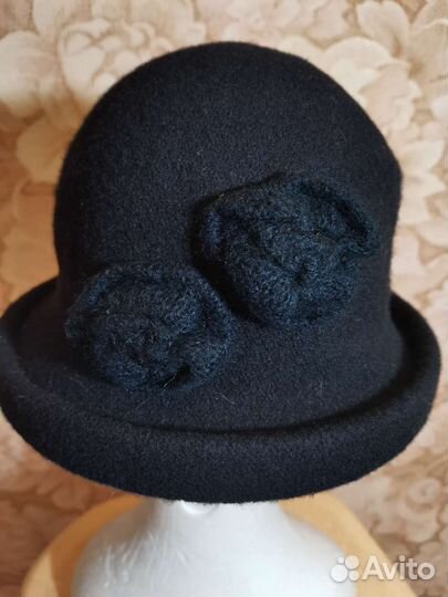 Шляпка женская, шерсть