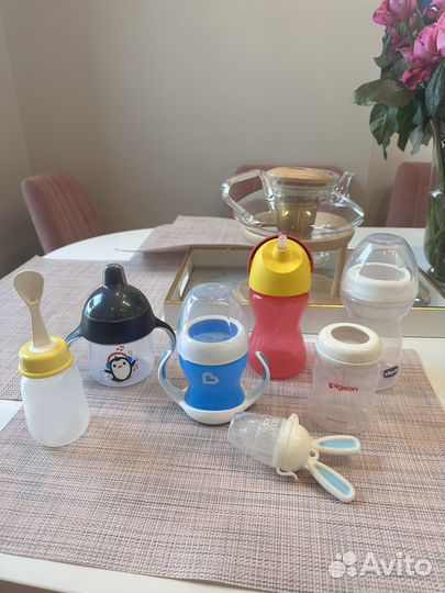 Поильник, avent, pigeon, roxy, munchkin, chicco