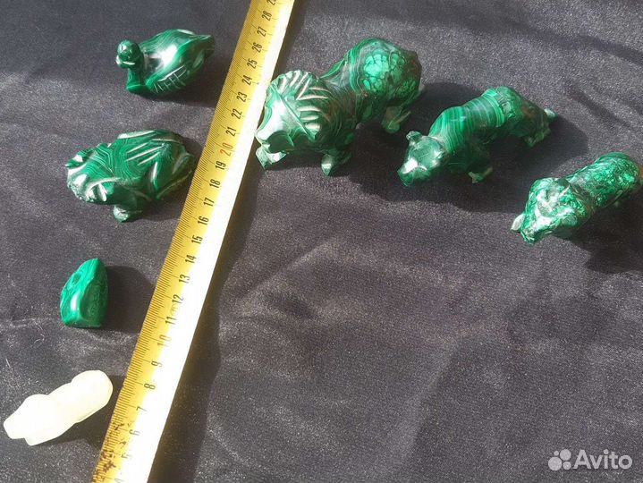 Малахит Львиная семья и другие сувениры из Африки