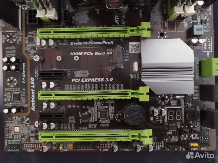 Материнская плата с процессором и озу 128GB