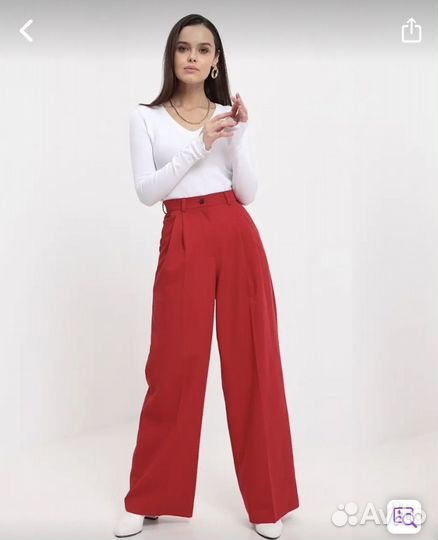 Брюки палаццо женские