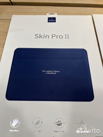 Чехол wiwu для MacBook air 13 кожа