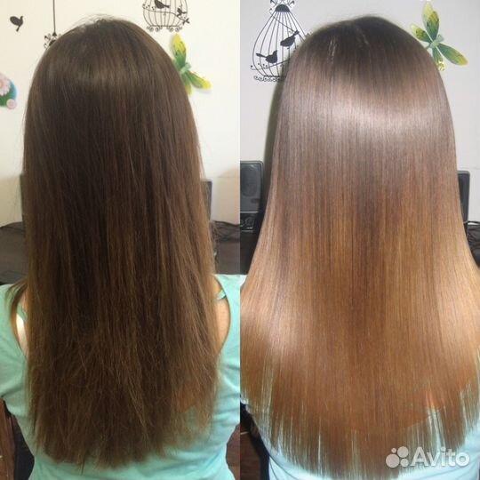 Кератиновое выпрямление, ботокс волос,нанопластика