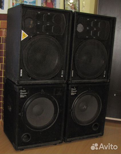 Колонки F.Audio 2160-4320W Сабвуферы C-Mark 4ш 15