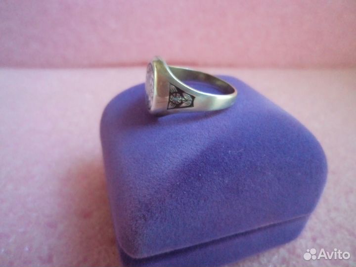 Кольцо серебряное. 875