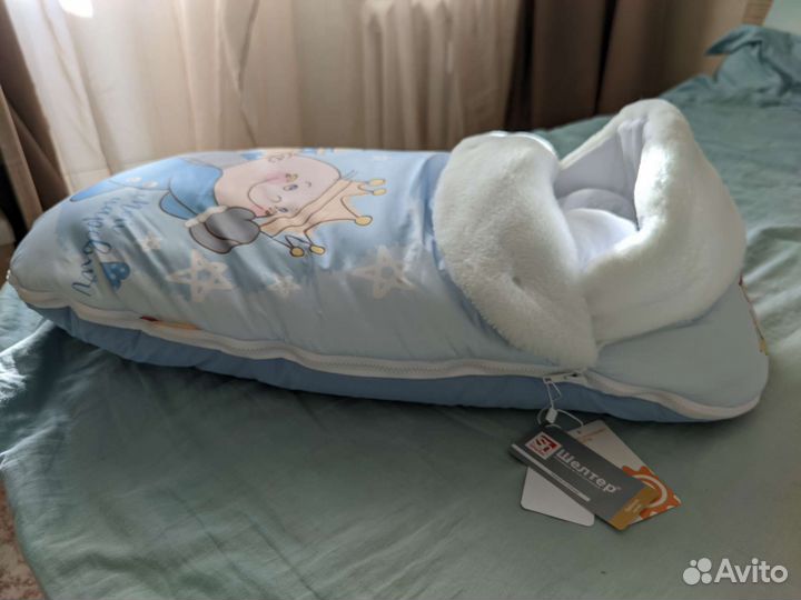 Конверт на выписку для мальчика зимний