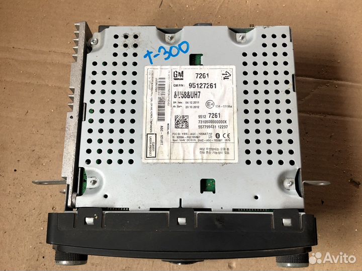 Chevrolet aveo т300 магнитола