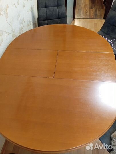 Кухонный стол круглый раскладной