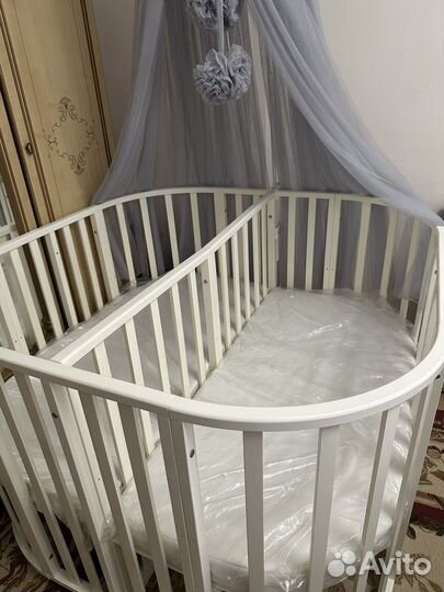 Детская кроватка бу для двойни