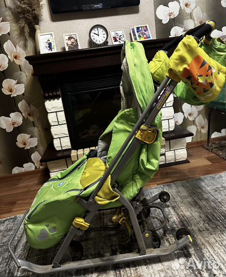 Коляска санки