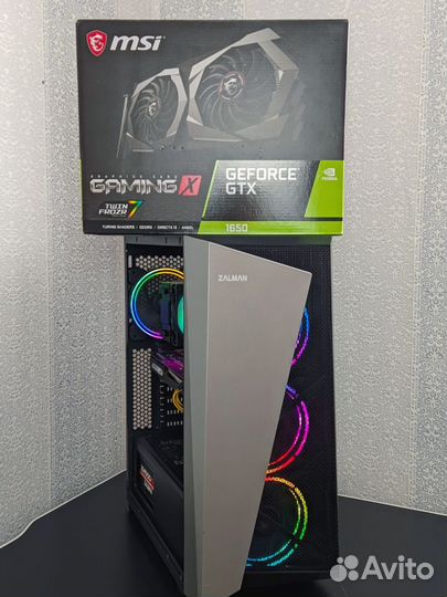 Игровой компьютер i3 7100 / GTX 1650 / 16gb